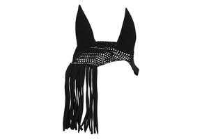 Imperial Riding Oornetje Fringes - Zwart - Maat Cob