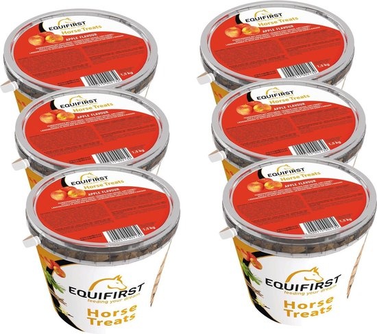 Equifirst Paardensnoep Appel - 1.5 kg - 6 stuks!