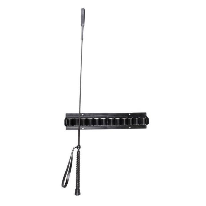 HKM Zweephouder 11 Zwepen - Zwart