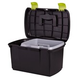 Poetsbox Carlo - Zwart / Fuchsia