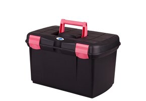 Poetsbox Carlo - Zwart / Fuchsia