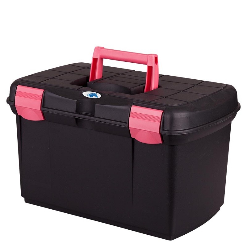 Poetsbox Carlo - Zwart / Fuchsia
