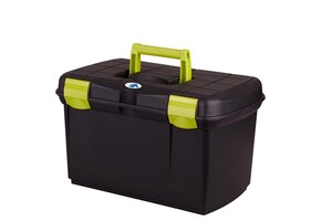 Poetsbox Carlo - Zwart / Lime