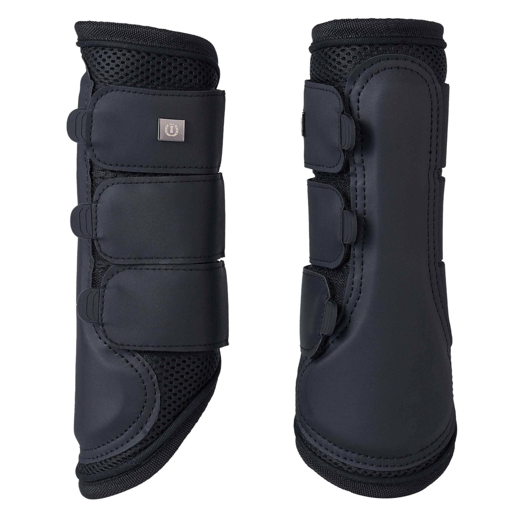 Imperial Riding Peesbeschermers Cloud Dancer - Zwart - Maat Cob