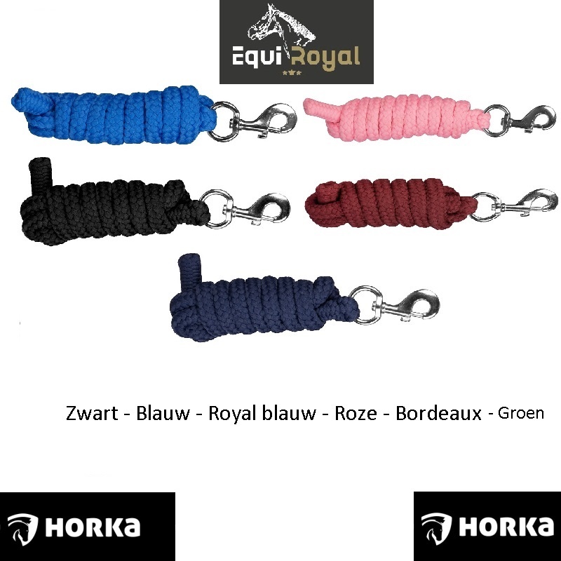 Horka Voordeelpak Halstertouwen 10 Stuks - Bordeaux