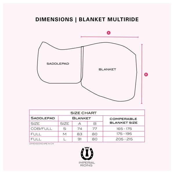 Imperial Riding Afneembaar Vliegendeken - Zwart