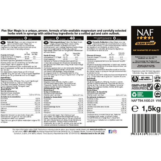 NAF Magic Poeder - 3 kg