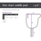 Bareback pad - Ontario - Creme