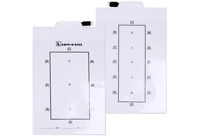 Oefenbord Dressuur - Whitebord