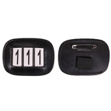 QHP Nummerhouder Modeste Square - Zwart