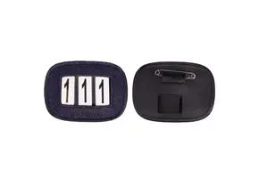 QHP Nummerhouder Shine - Navy