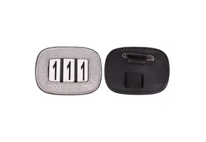 QHP Nummerhouder Shine - Zilver