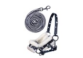 HKM Hobby Horse Halsterset - Navy Blue Star