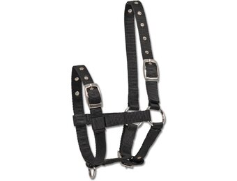 HB Nylon Veulenhalster - Zwart