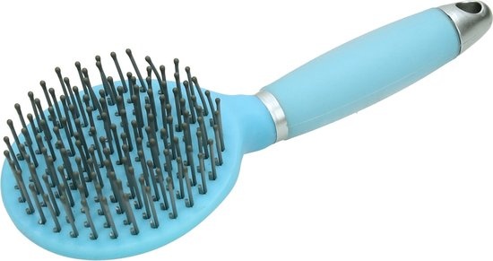 HB Soft Gel Staart & Manenborstel - Lichtblauw