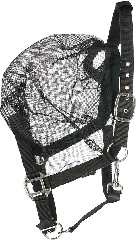 Harry's Horse Vliegenmasker Halster - Zwart