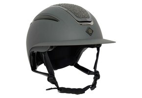 Imperial Riding Rijhelm Olania Deluxe big visor - Grijs