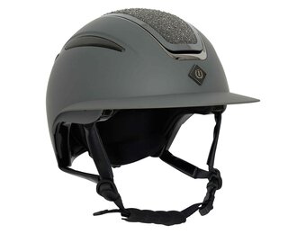 Imperial Riding Rijhelm Olania Deluxe big visor - Grijs
