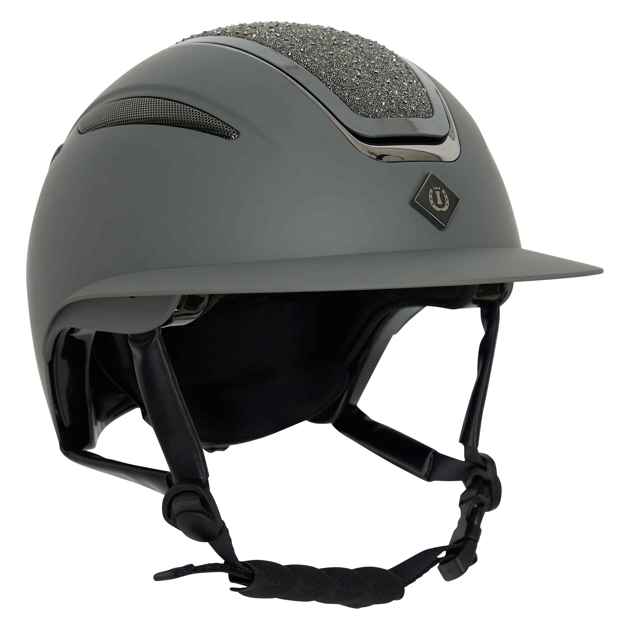 Imperial Riding Rijhelm Olania Deluxe big visor - Grijs