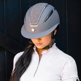 Imperial Riding Rijhelm Olania Deluxe big visor - Grijs