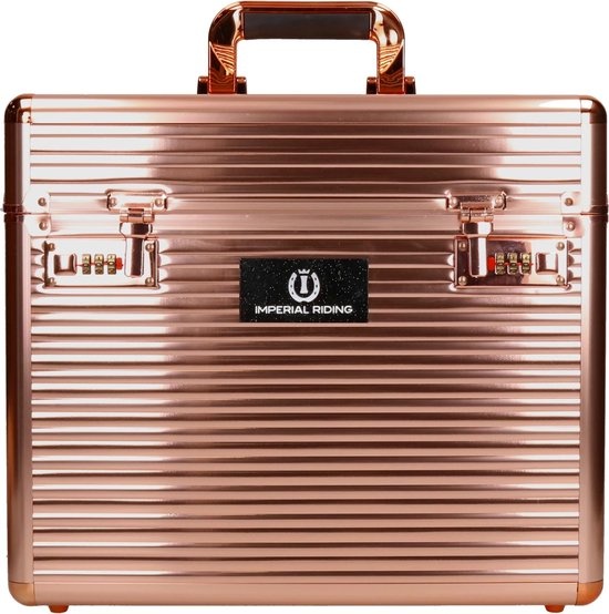 Imperial Riding Grooming Box Shiny Classic - Rosegold