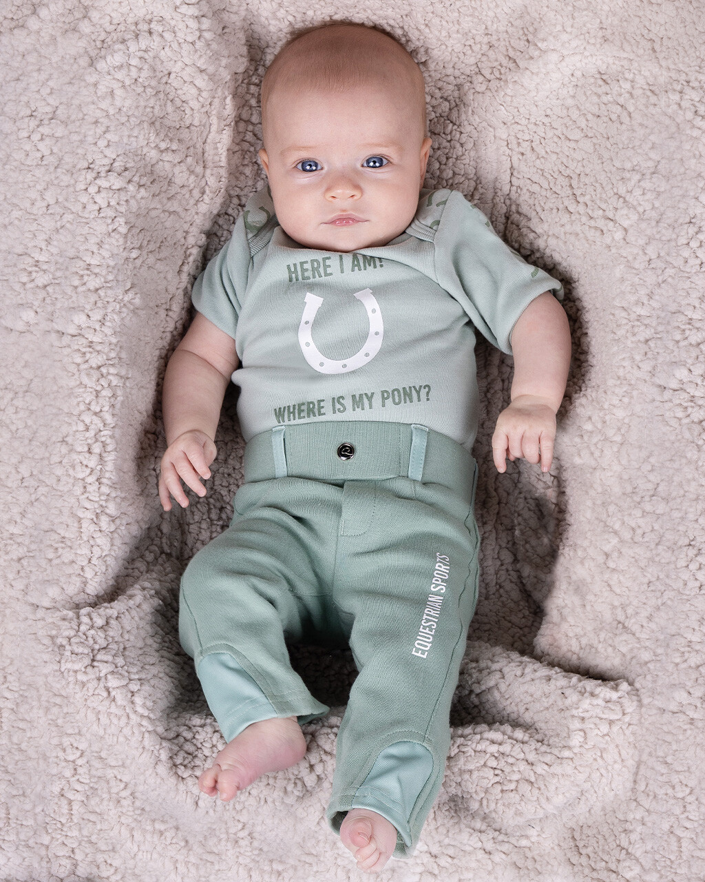 QHP Romper Bobby Pistachio - Maat 68