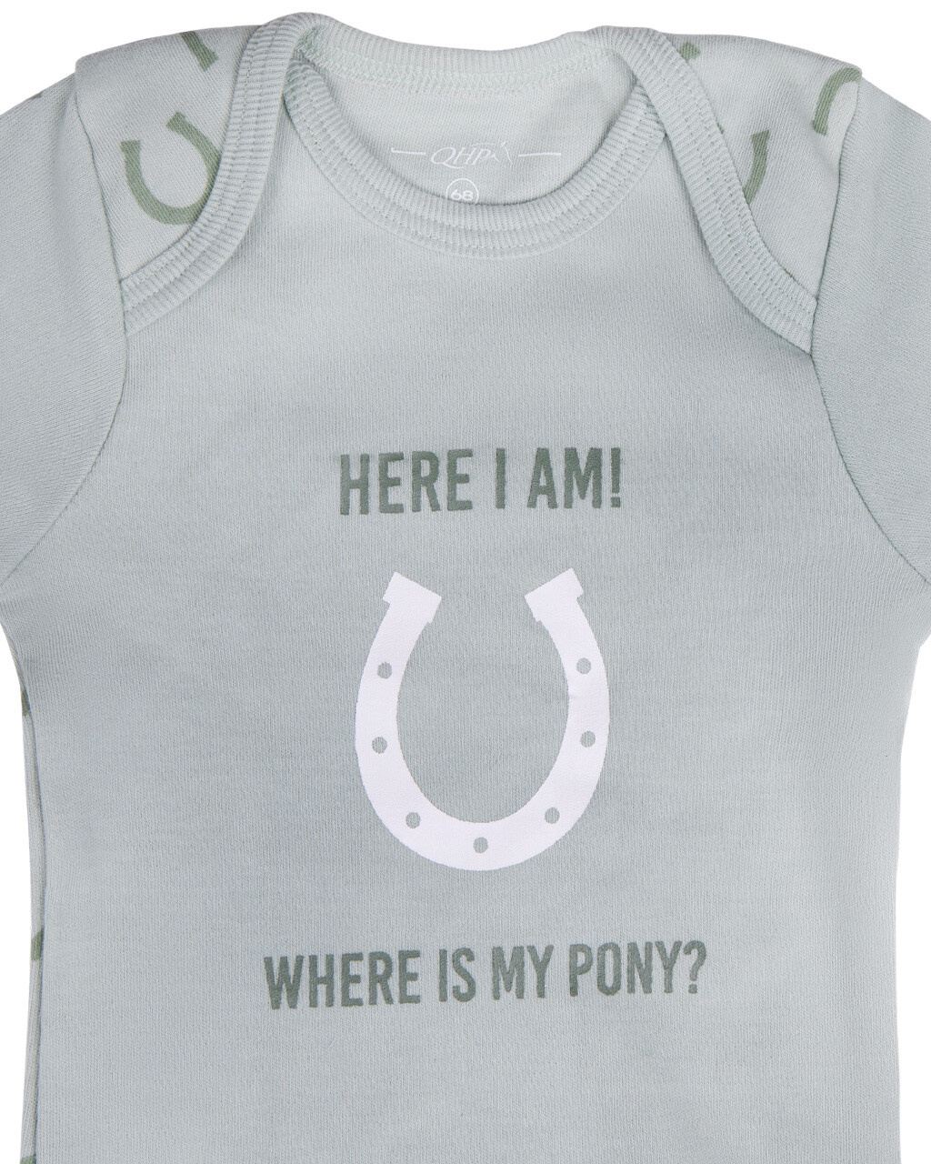 QHP Romper Bobby Pistachio - Maat 68