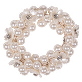 QHP Knotband Flower - Wit