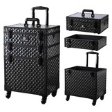 Imperial Riding Grooming Box - Poetsbox - Stackx  Deluxe - Zwart