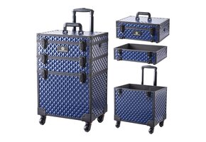 Imperial Riding Grooming Box Stackx  Deluxe - Sapphire