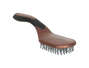 Imperial Riding Staart & Manenborstel Boomerang - Bronze Metallic