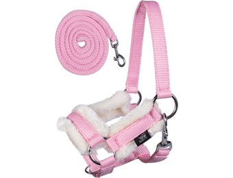 HKM Hobby Horse Halsterset - Roze