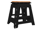 QHP Opstapkruk Step-up met Mat - Zwart