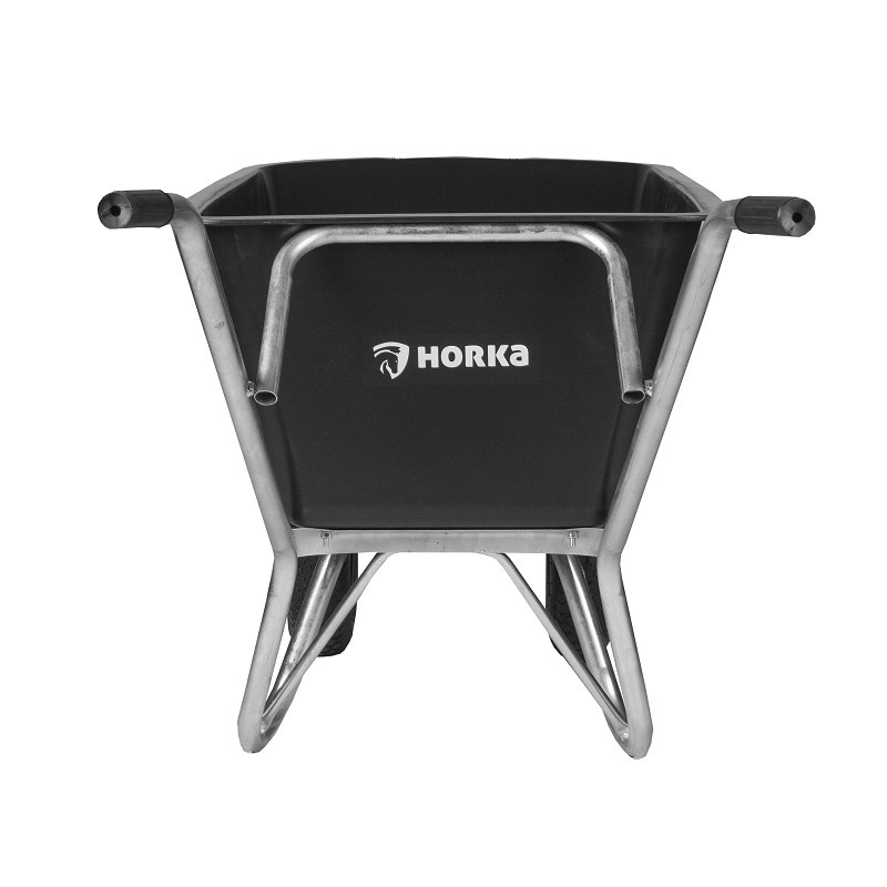 Horka - Kruiwagen - 2 wielen - Anti lek banden - Extra stevig - Zwart