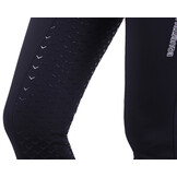 QHP Rijbroek softshell Emma full grip - Navy