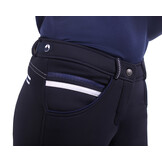 QHP Rijbroek softshell Emma full grip - Navy