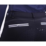 QHP Rijbroek softshell Emma full grip - Navy