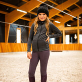 QHP Sweatvest Fayen Junior - Ash - Maat 140