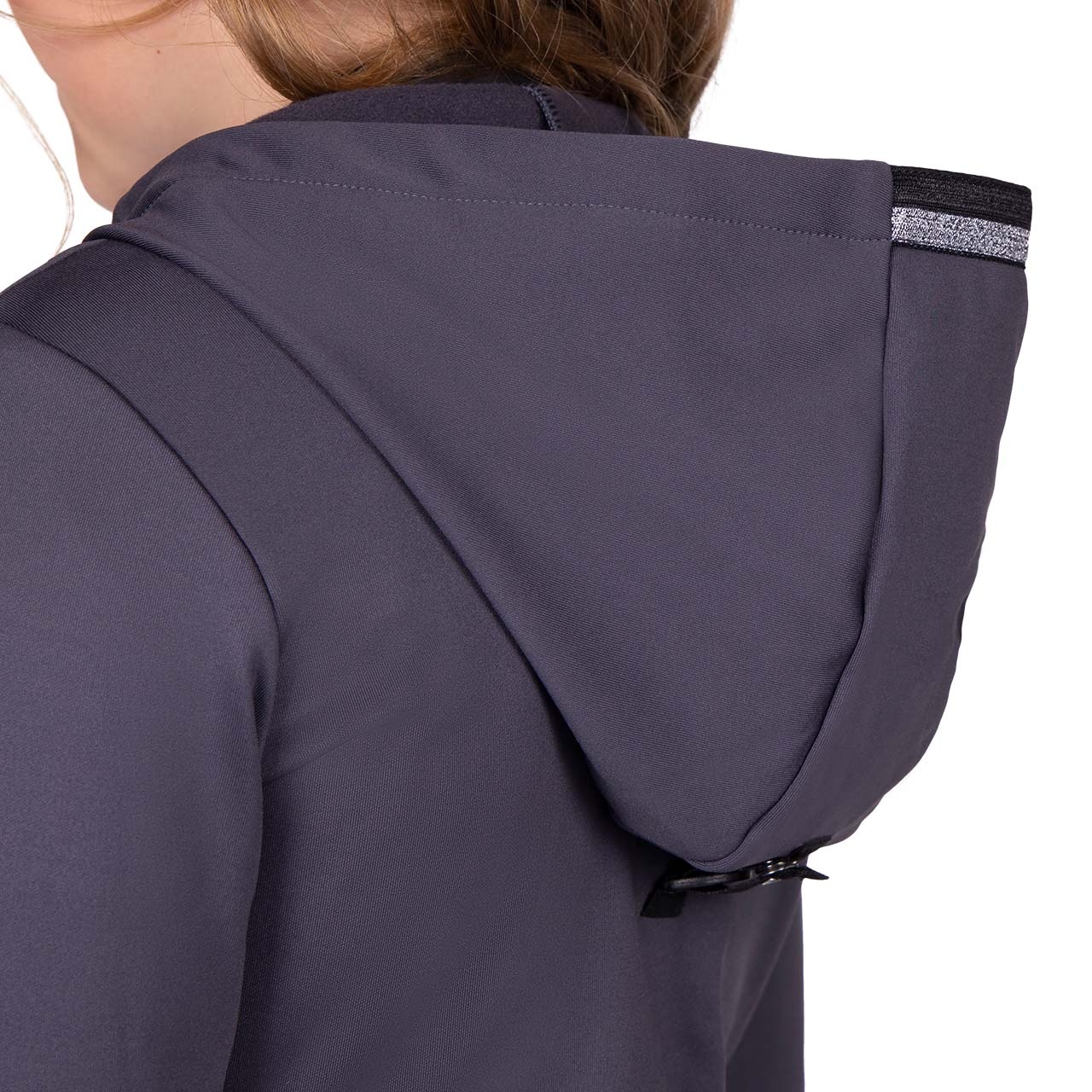 QHP Sweatvest Fayen Junior - Ash - Maat 140