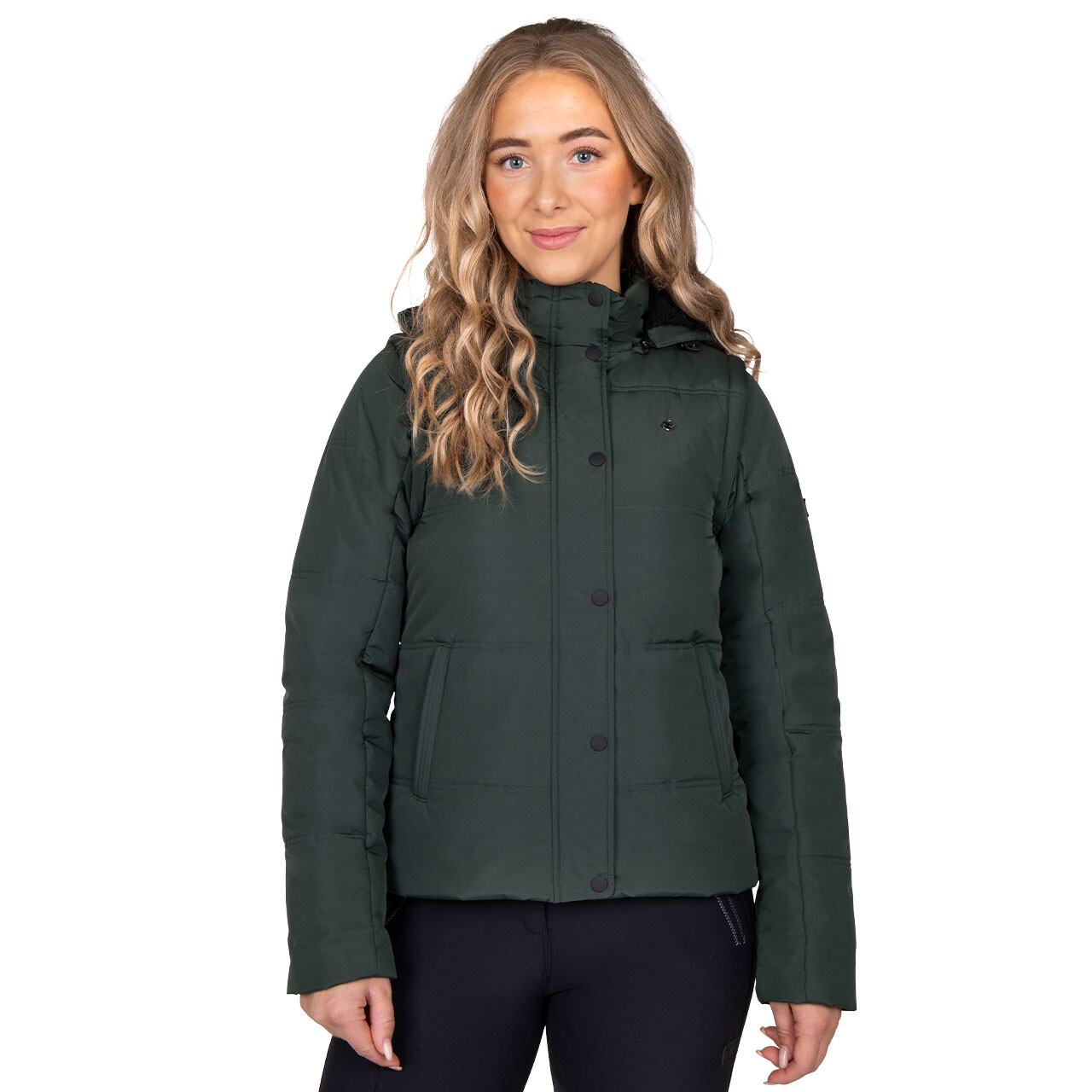 QHP Winterjas Rayah - Jungle Green