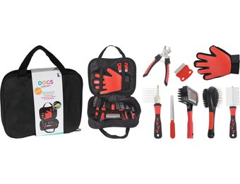 Dogs Colelction Dierenborstelset - 9 delig