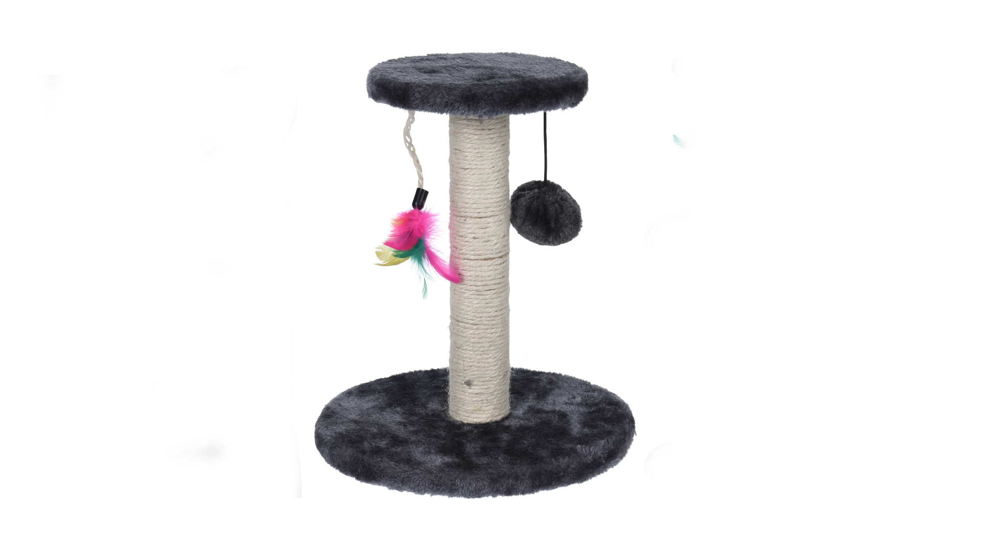 Cats Collection Krabpaal met Speelgoed - Grijs