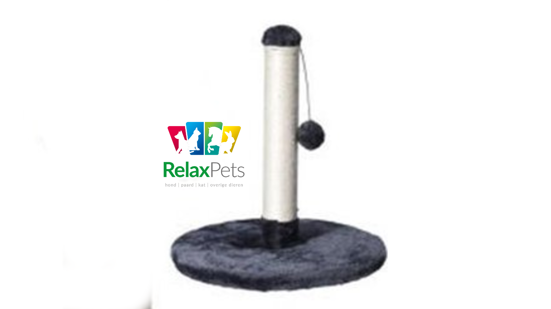 Cats Collection Krabpaal Classic met Speelbal - Antraciet