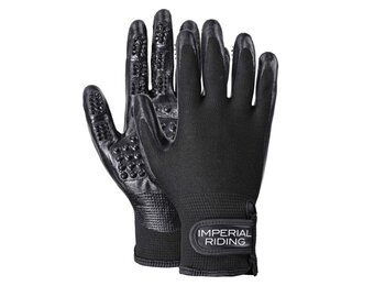 Imperial Riding Poetshandschoen Deep Clean - Zwart