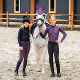 QHP Rijbroek Fayen Junior Full Grip - Ash