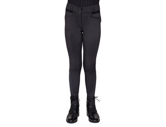 QHP Rijbroek Fayen Junior Full Grip - Ash