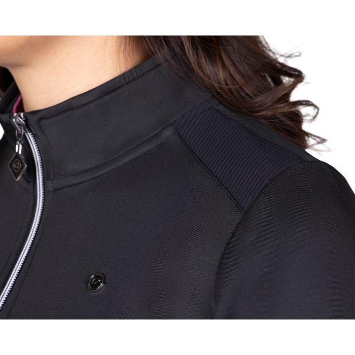 QHP Sweatvest Djune - Zwart - Maat 38