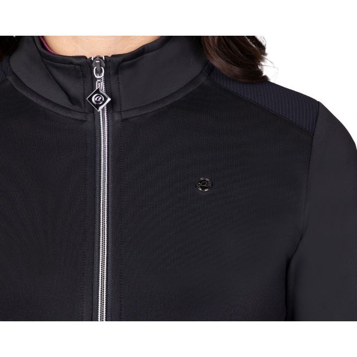 QHP Sweatvest Djune - Zwart - Maat 38