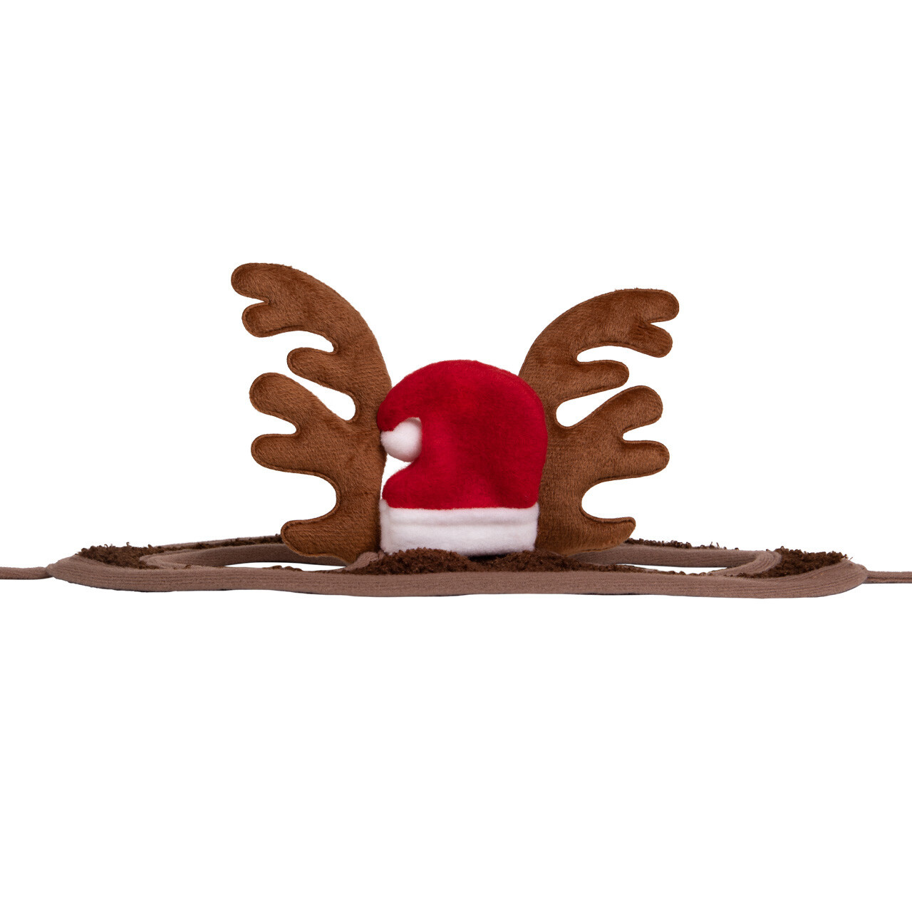 QHP Kerstmuts Paard met gewei - Rood