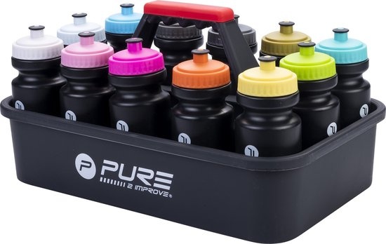 Bidonkrat Met Bidons - Inclusief 12 Bidons